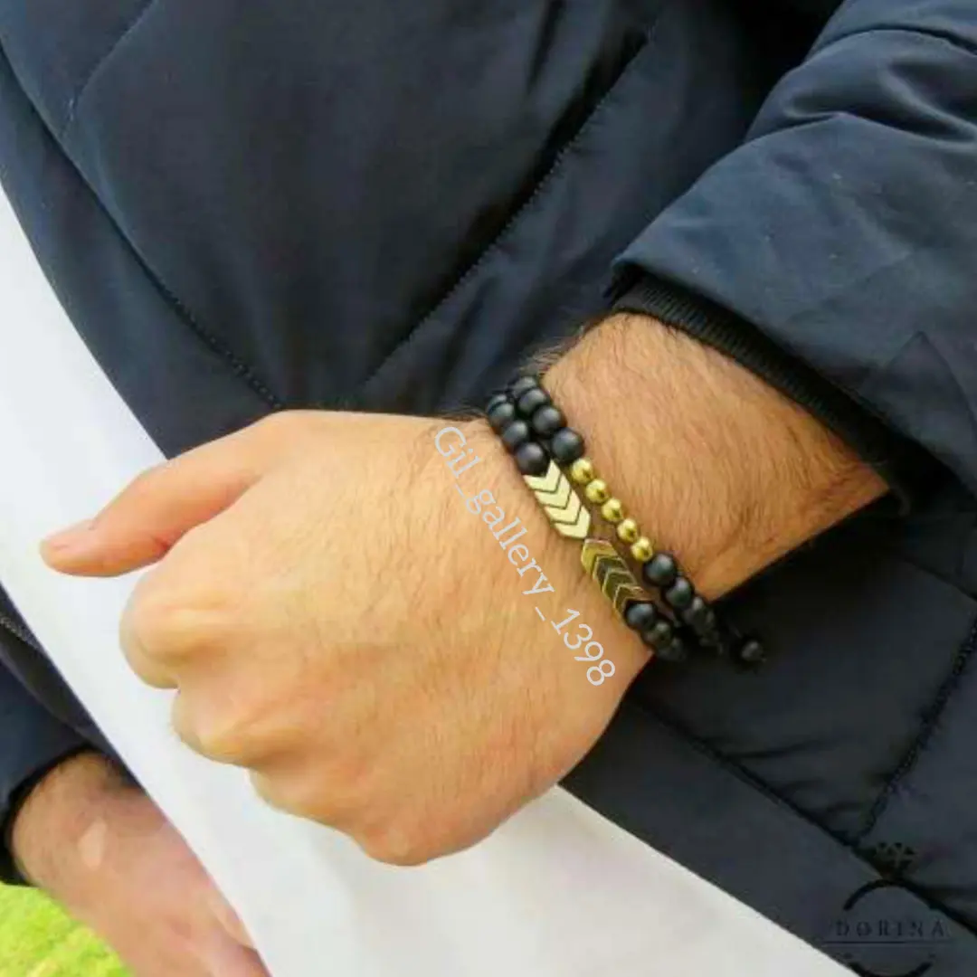 دستبند مردانه حدید.
